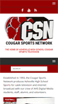 Mobile Screenshot of cougarsportsnet.com