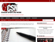 Tablet Screenshot of cougarsportsnet.com